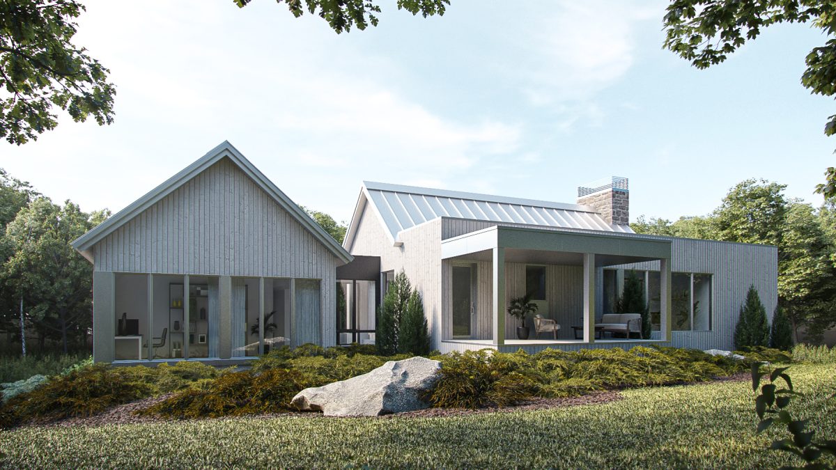 architecture plan de maison scandinave nordique manitonga