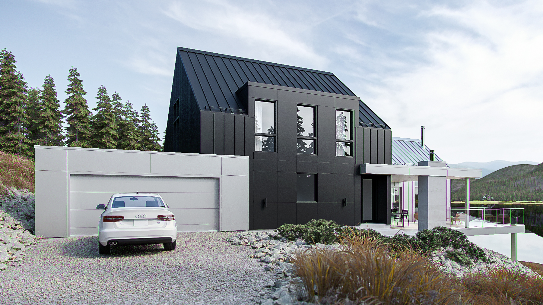 architecture plan de maison scandinave vermont