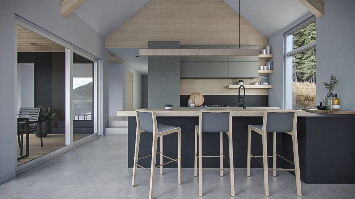 design interieur plan de maison scandinave cuisine vermont